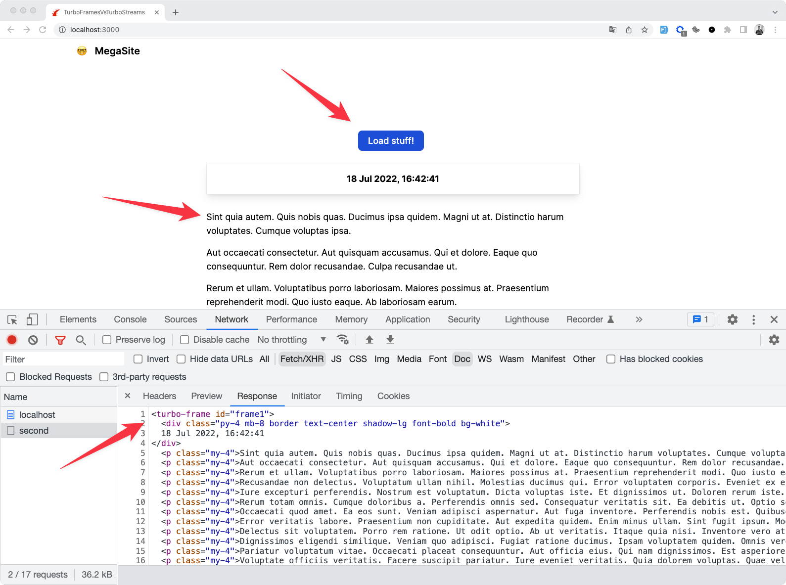 Turbo Frame data attribute